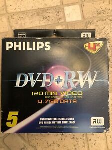 Philips DVD+RW Video Data Computer Play New set of 4