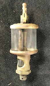 Vintage Lonergan Brass Hit Miss Cylinder Oiler (8)