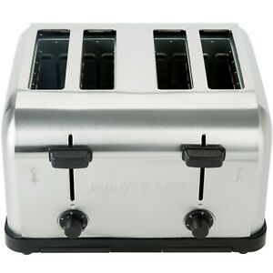 Avatoast MDT4 Medium-Duty 4-Slice Commercial Toaster - 1 1/2&#034; Slots, 120V