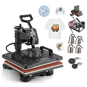 8 in 1 Heat Press Machine, 15 x 12 inches Digital Sublimation 360 15X12-8IN1