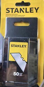 Stanley 11-921L Heavy Duty Utility Blades, Silver, 50/Pack NEW