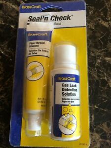 BrassCraft Seal N Check Kit Gas Leak Detector Solution