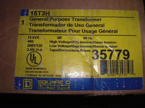 SQUARE D TRANSFORMER 15T3H *NEW*