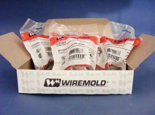 Legrand wiremold g2010a2 entrance end fittings, gray boxes of five free shipping for sale