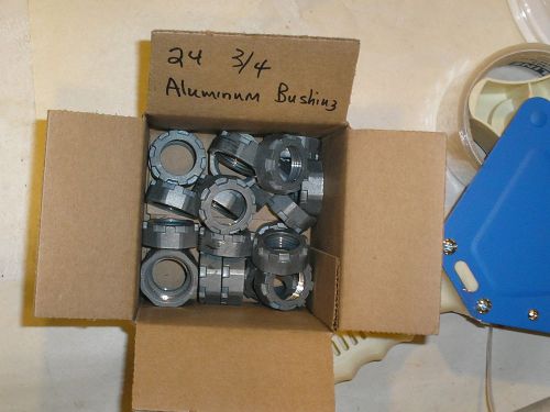 3/4&#034; inch aluminum bushings lot of 24 for sale