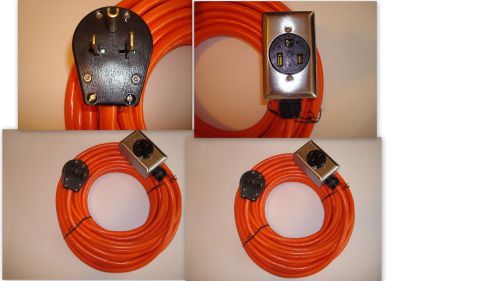 Extension cord 50 feet 6-50 plug, 6-50 outlet, 250v works weldin m,farm, motor for sale