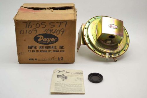 DWYER 1640-10 DIFFERENTIAL PRESSURE NULL FLOATING CONTACT SWITCH B402177