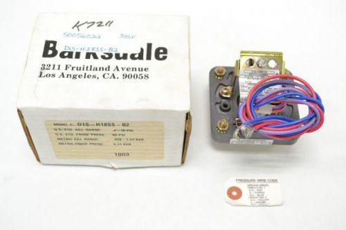 New barksdale d1s-h18ss-b2 pressure 60psi switch 600v-ac 10a b242960 for sale