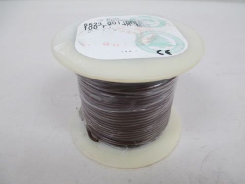 NEW BELDEN 8523-001-100 BROWN PVC HOOK UP WIRE 20 AWG 100FT CABLE-WIRE D219023