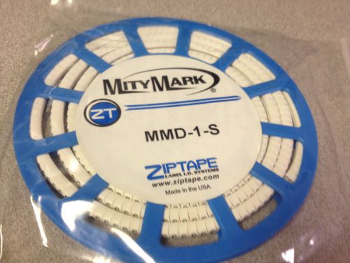 MITY MARK MMD1-S PVC Disc Wire Marker &#034;S&#034; 10-16AWG 500/ROLL *NEW IN PACKAGING*