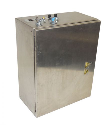 Hoffman csd 20168ss concept stainless 20&#034;x16&#034;x8&#034; enclosure/ ac power/ emi filter for sale
