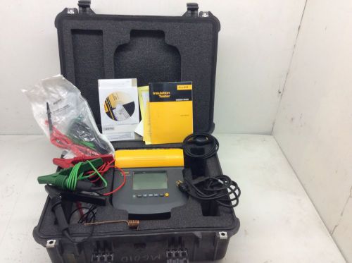(1) fluke 1555 kit insulation  resistance tester kit 10 kv  used for sale