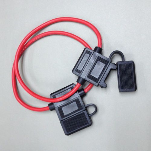 2 x fh619 waterproof inline 12 awg ato/atc blade fuse holder car boat  #so7 for sale