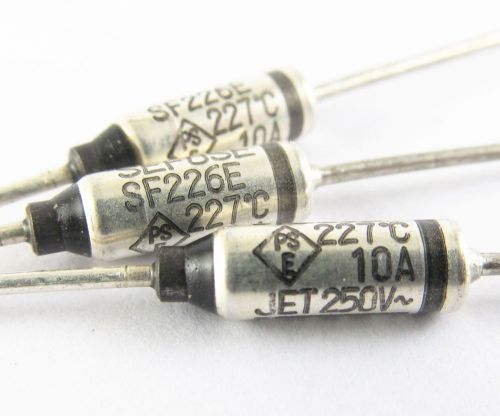 Microtemp thermal fuse 227°c tf cutoff sf226e for sale