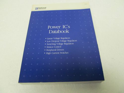 NATIONAL SEMICONDUCTOR 1993 POWER  IC&#039;S DATA BOOK, SOFTBOUND, USED