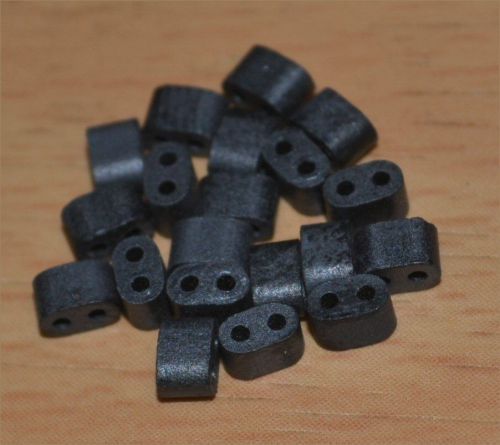 Two Channel EMI RFI suppressor ferrite beads. 3.5 x 2 x 2.4mm. Price for 20