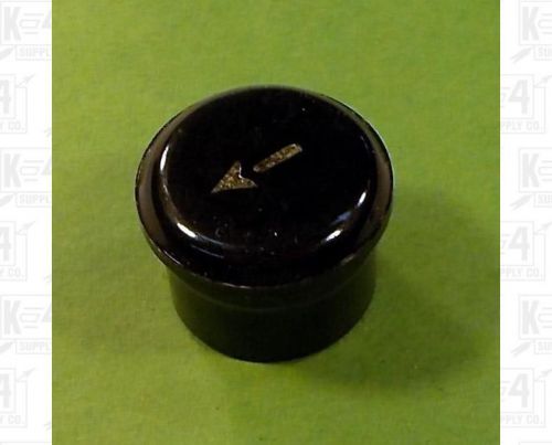 Bakelite black chef hat style arrow knob for 0.25 inch shaft for sale