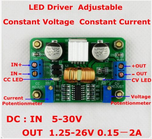 Dc-dc cc-cv power supply converter power voltage stabilizer module out 1.25v-26 for sale