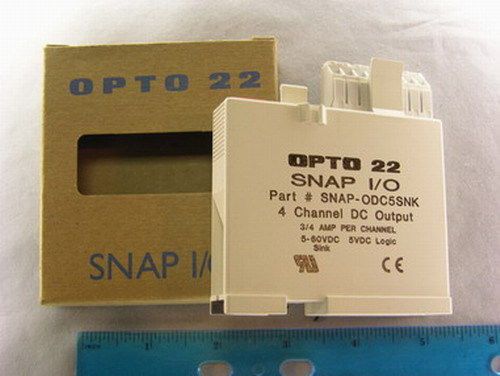 Opto 22 snap-odc5snk 4-ch 5-60vdc digital output module for sale