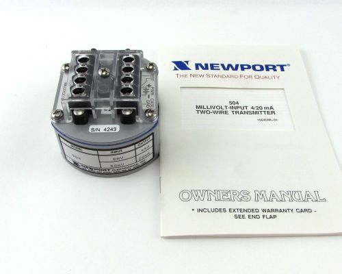 Newport 504 Millivolt-Input 4/20mA Two-Wire Transmitter =NEW=