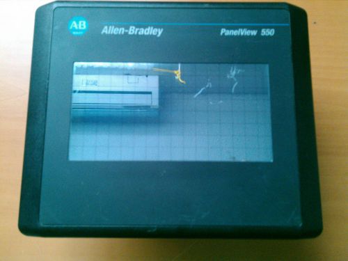 Allen Bradley 2711-T5A20L1 Ser. B PanelView 550 Touch Screen EtherNet RS-232