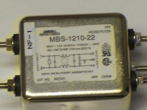 3 Densei-Lambda MBS-1210-22 Noise Filter FREE SHIPPING