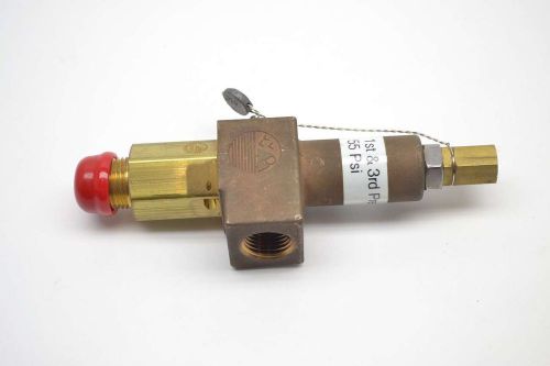 New flow safe f85m-4 safety 55psi 1/2in npt brass relief valve b385675 for sale