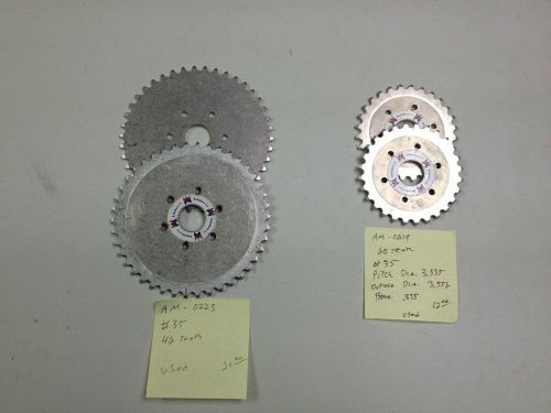 ANDY MARK #35 CHAIN SPROCKETS LOT OF 4