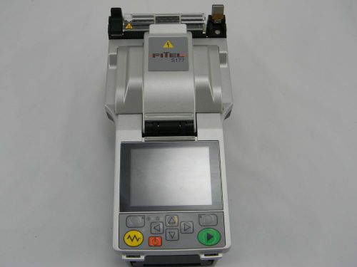 Fitel s177a fusion splicer (with fiber holders, splice sleeves, and cleaver) for sale