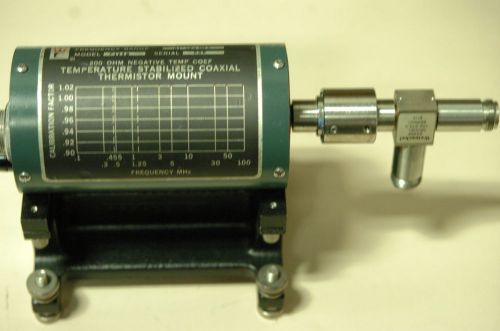 Weinschel f1116 coaxial thermistor mount, temperature stabilized .01 to 100 mhz for sale