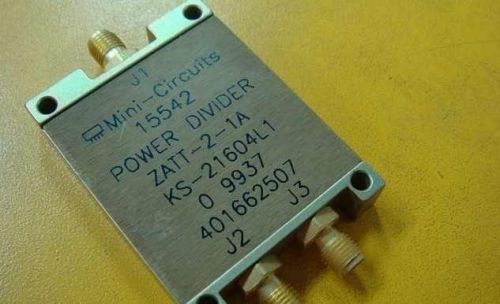 Mini circuits power divider mini circuits zatt 2 1a new for sale