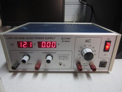 pasco sf-9584a low voltage ac dc power supply  digital