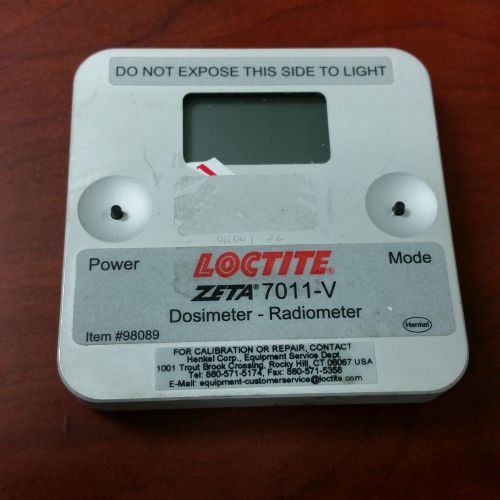 Loctite Zeta 7011-V Dosimeter Radiometer with 98453 LED Adapter