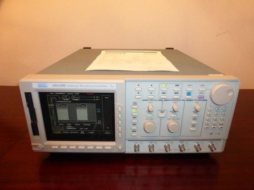 Tektronix awg430 200 ms/s, 16-bit 3 ch arbitrary waveform generator op 1 - cal&#039;d for sale