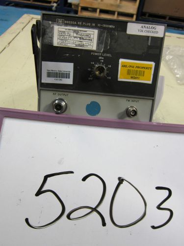Agilent hp 86220a/h80 10mhz 1.3ghz sweep oscillator pi for sale