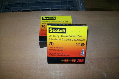 Scotch 70 Self Fusing Silicone Electrical Tape - 2 Rolls