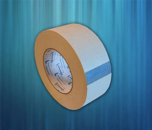Double sided tape, 2&#034; x 36 yds white adhesive coated tape for sale