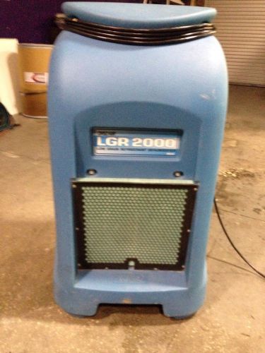 dri-eaz dehumidifier LGR 2000 $1600.00 obo