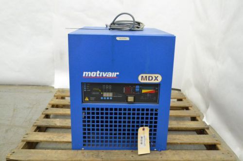 Motivair mdx75 refrigerated compressed air dryer 0.64kw 120f 232psi b247469 for sale