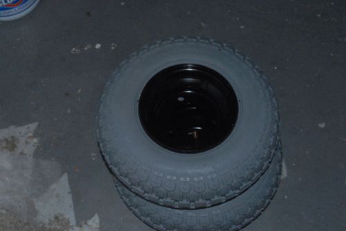 &#034; tennant /nobles 1052072 set of 2 foam filled tires for sale