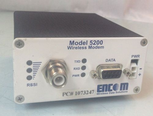ENCOM 5200 900 MHz Serial Radio Modem Wireless traffic control