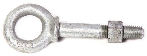 Koch 106209 forged shoulder eye bolt with nut, 3/4 by 4-1/2, galvanized new for sale