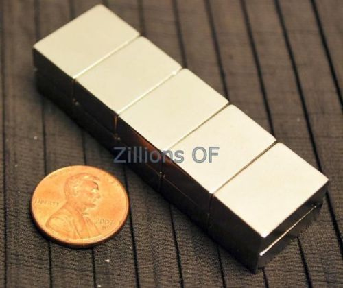 10 Neodymium Magnets 3/4x 1/4x 1/2 Block Rare Earth N40