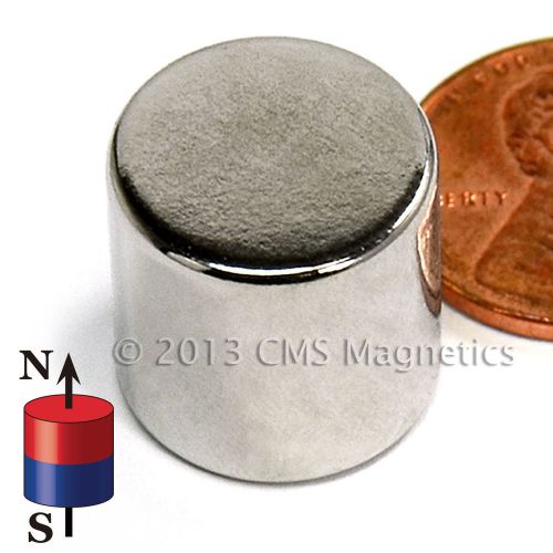 Neodymium Magnets N45 Dia 5/8&#034; x 5/8&#034; NdFeB Rare Earth Cylinder Magnets 500 PC