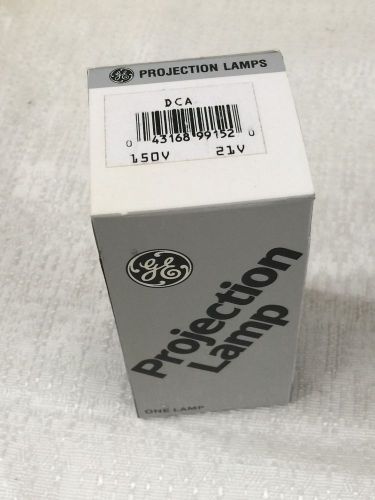 General Electric DCA 150W 21V Projection Lamp NOS