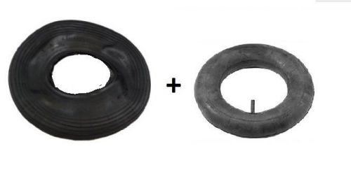 Replacement 15.5&#034; x 8&#034; Hub Tire &amp; Uninflated Innertube 4.10-3.50