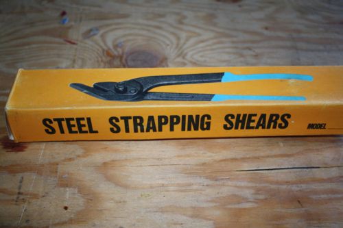 Economy Steel  pallet Strapping Shears 5/8&#034; - 1&#034;   NEW