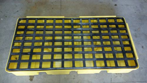 New eagle 1632 drum spill containment pallet, 2 drum, 4yf76 for sale