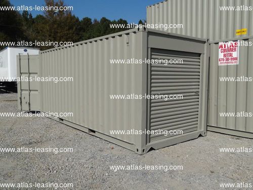 Refurbished/20&#039; shipping containers with doors on both ends-atlanta, ga for sale