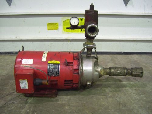 Sc-299, baldor jmm3312t 10 hp motor with pump. for sale
